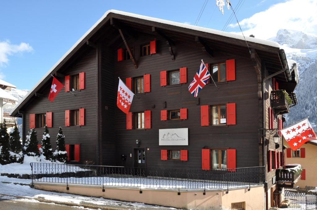 Hotel De La Paix Champéry Exteriér fotografie